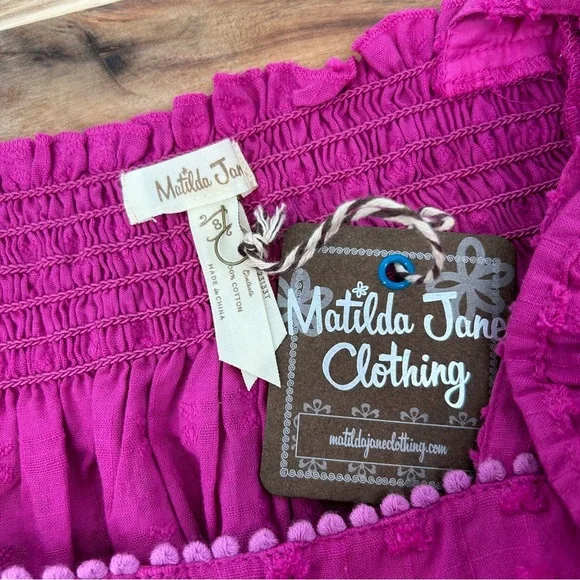 NWT Matilda Jane Piggyback Tunic Top Girl’s Size 8 - Picture 9 of 10